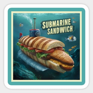 Sub Sandwich Sticker